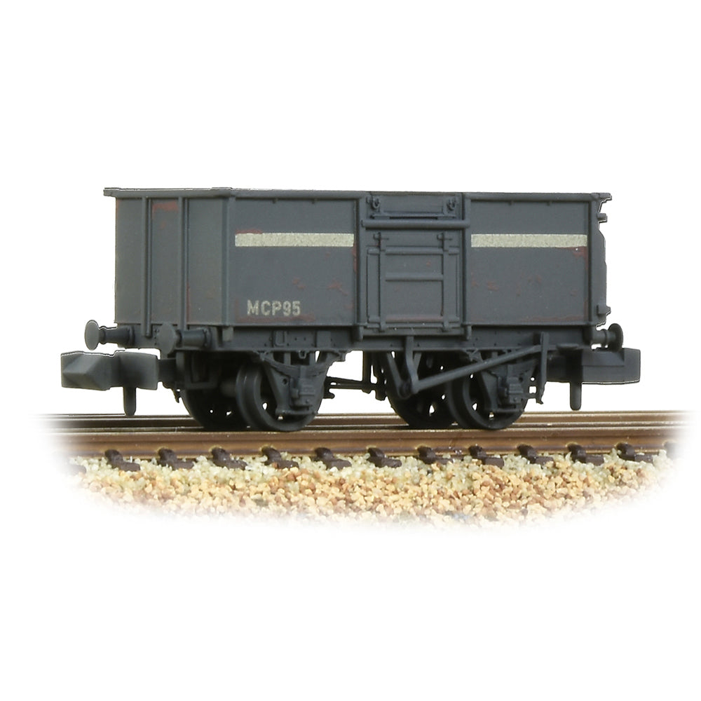 Farish 377-256 16 Ton Steel Mineral Wagon NCB Grey Weathered, N Gauge *LAST FEW*