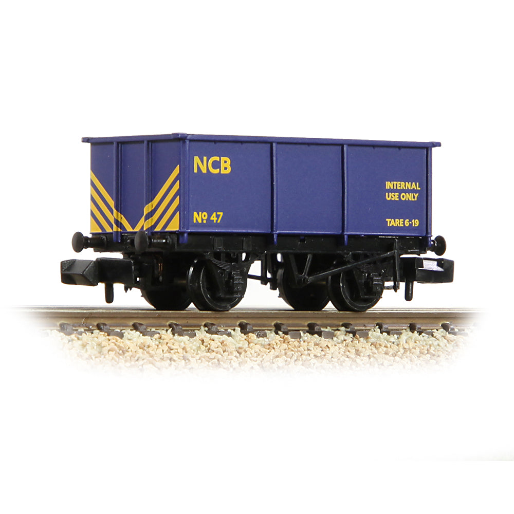 Farish 377-282A BR 27T Steel Tippler Wagon NCB Blue N Gauge