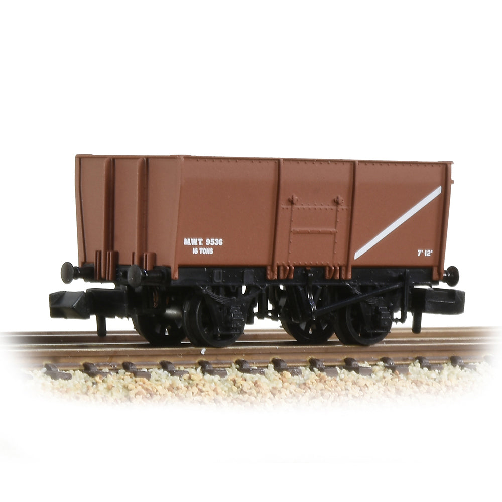Farish 377-451C 16T Steel Slope-Sided Mineral Wagon MOT Bauxite, N Gauge *LAST FEW*