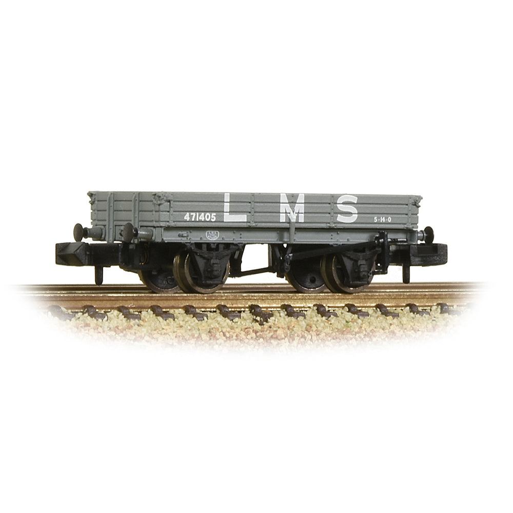 Farish 377-502B 3 Plank Wagon LMS Grey *LAST FEW*