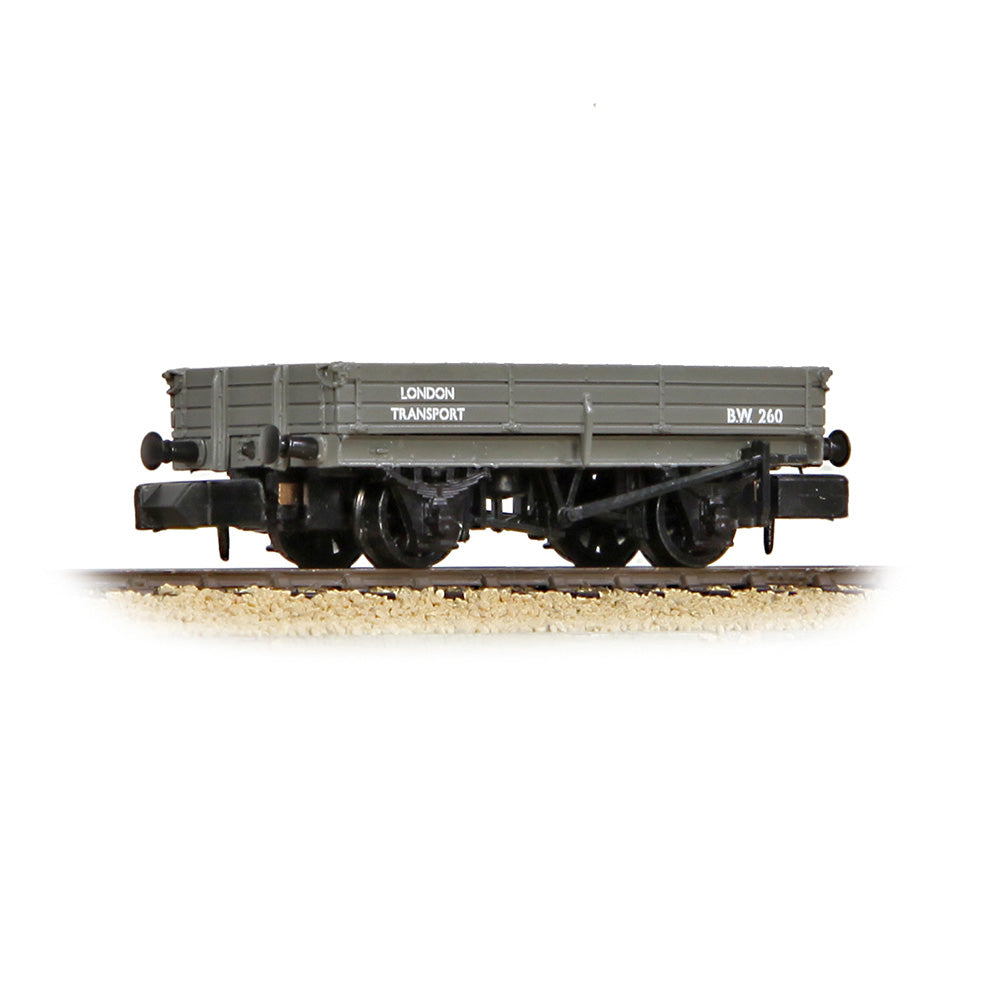 Farish 377-510 3 Plank Wagon 'London Transport' Grey N Gauge *PRE ORDER £20.85*