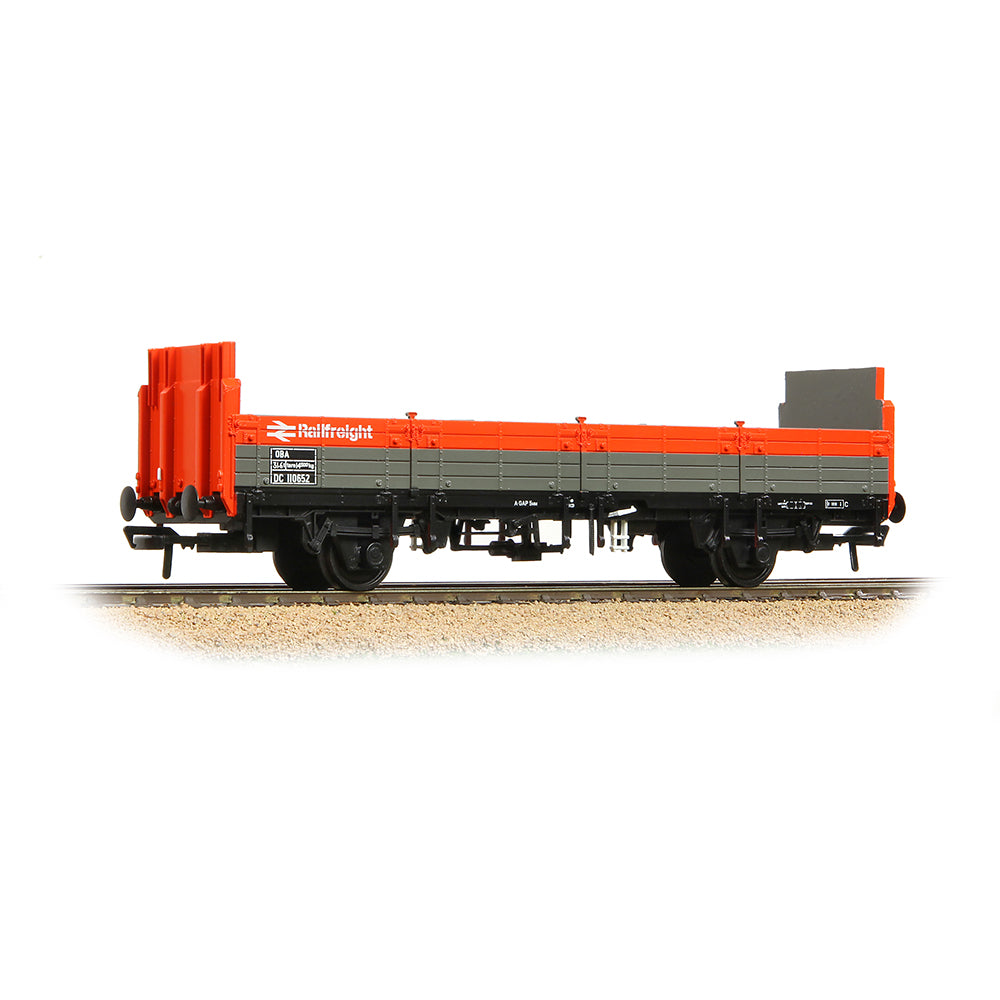 Bachmann 38-041D BR OBA Open Wagon High Ends BR Railfreight Red & Grey OO Gauge