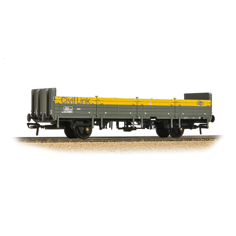 Bachmann 38-047 BR ZDA 'Bass' Open Wagon Low Ends BR Eng. 'Civil Link' OO Gauge