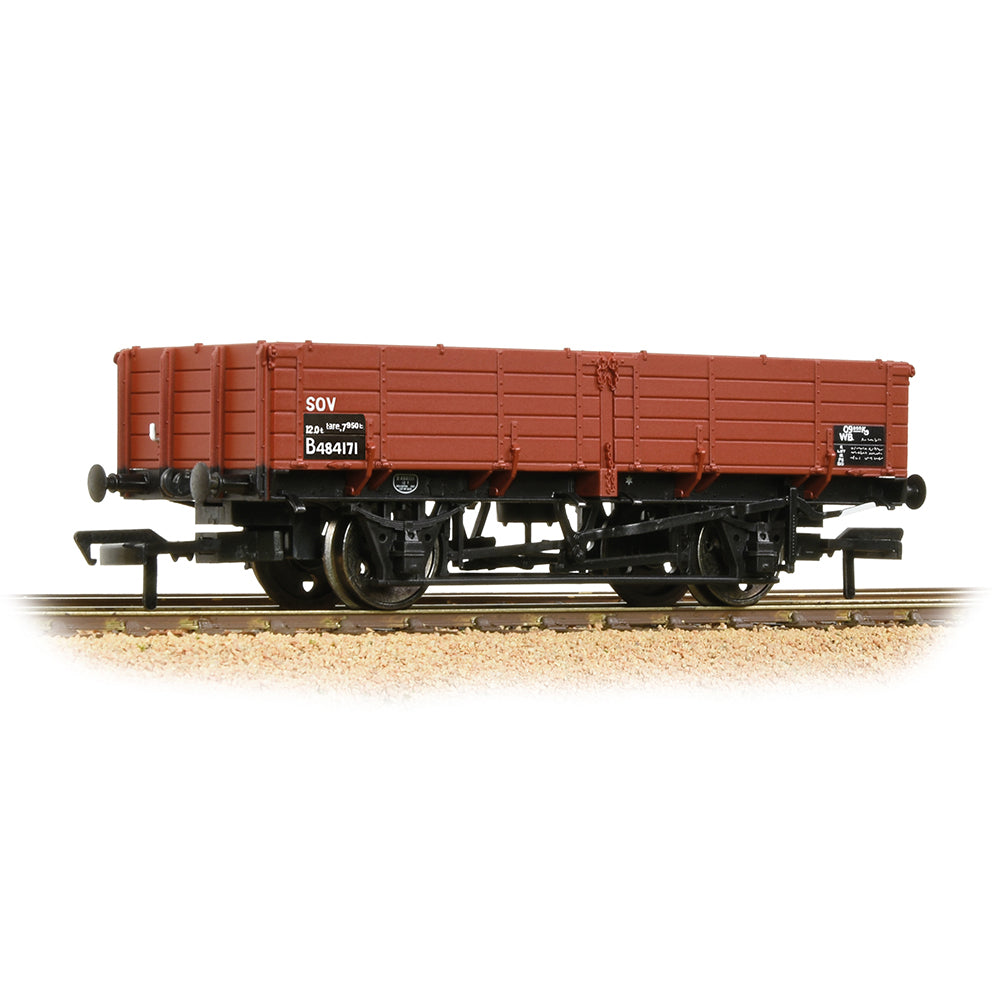 Bachmann 38-703 BR 12T Pipe Wagon BR Bauxite (TOPS), OO Gauge