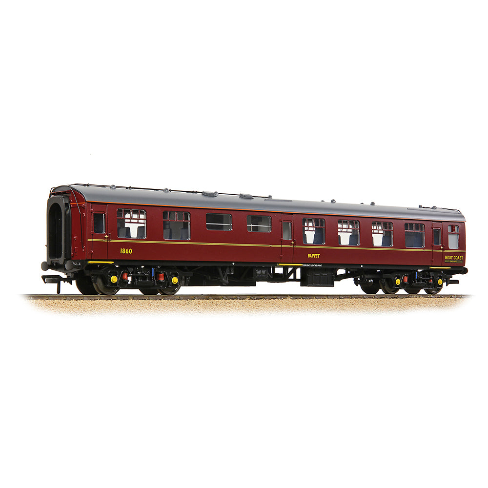 Bachmann 39-266 BR Mk1 RMB Restaurant Miniature Buffet WCRC Maroon, OO Gauge