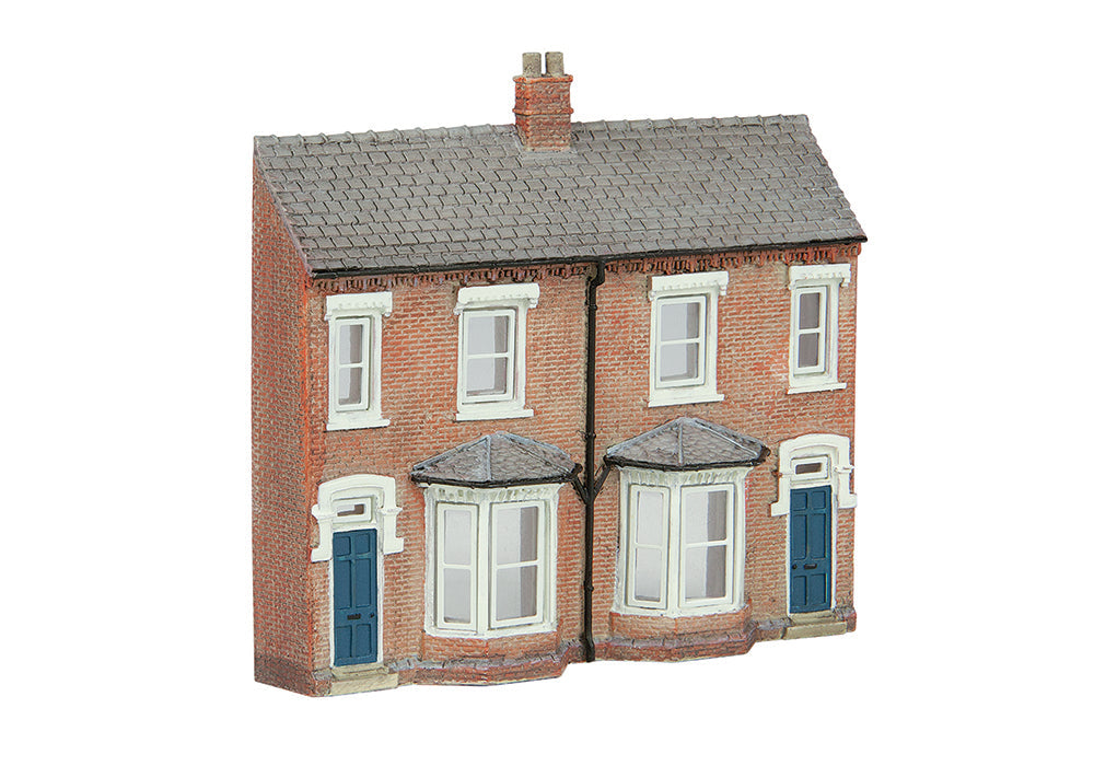 Scenecraft 42-202B Low Relief Front Terraced Houses - Blue 1:148 Scale *PRE ORDER £23.70*