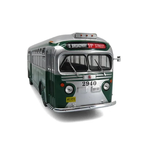 Iconic Replicas 430351 GM TDH 3610 Transit Bus New York Omnibus Corporation 6 Broadway 59th Street