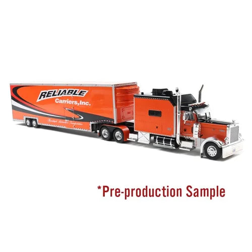 Iconic Replicas 430632 Peterbilt 379 w/Car Carrier Trailer: Reliable Carriers 1:43 Scale *PRE ORDER £115.19*