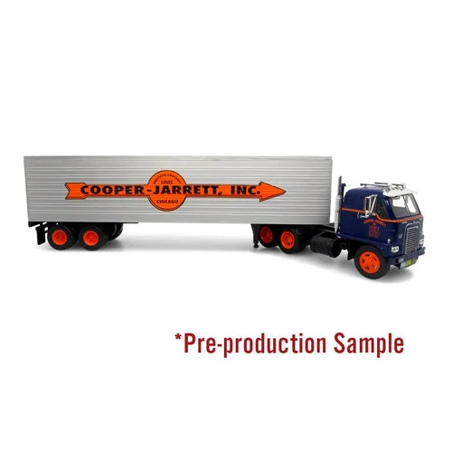 Iconic Replicas 430637 International DCOF-405 w/ Trailer Cooper Jarret Inc. 1:43 Scale *PRE ORDER £115.19*