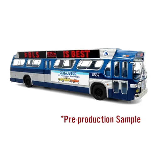 Iconic Replicas 430666 GM TDH-5303 Transit Bus: MTA New York City 1963 1:43 Scale *PRE ORDER £105.29*