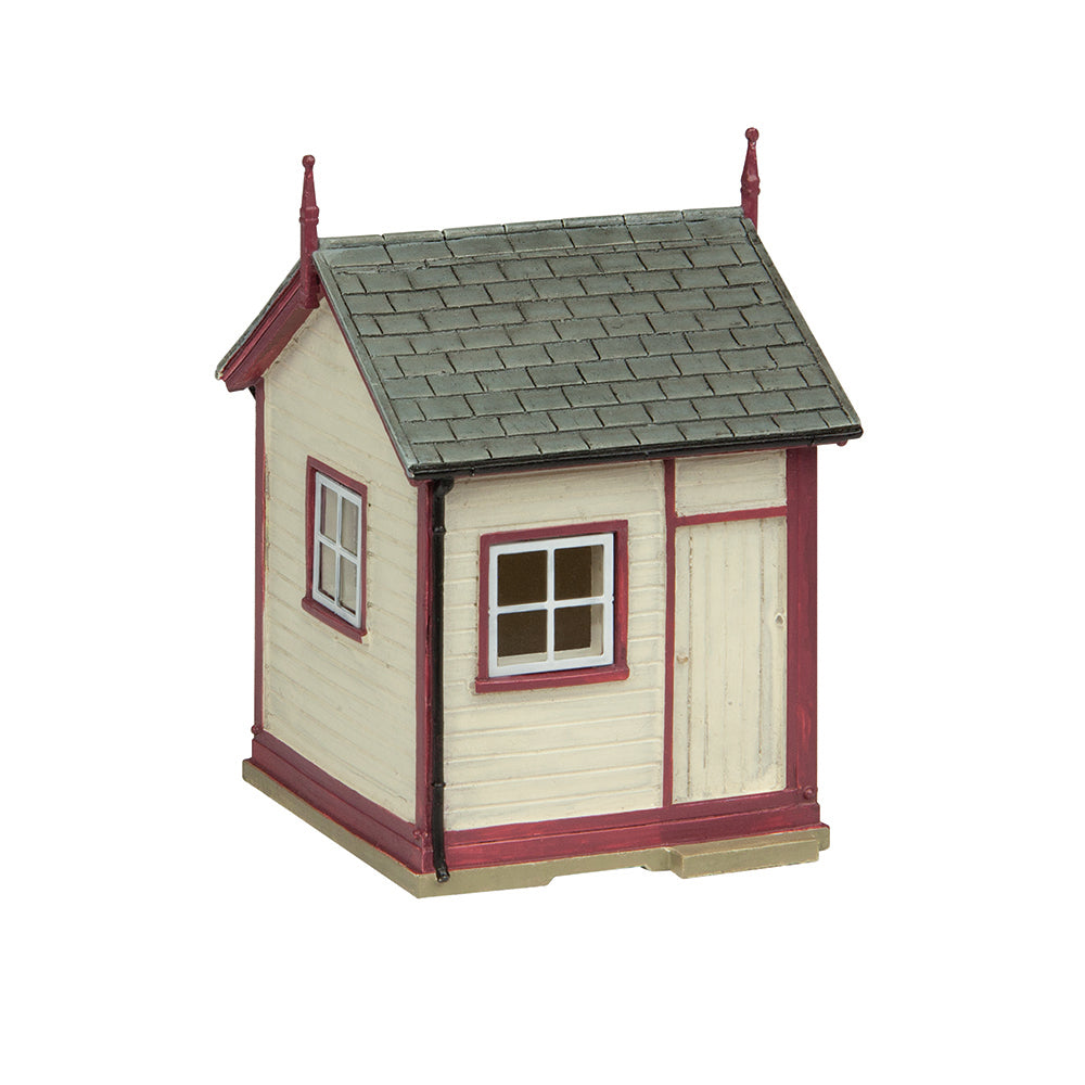 Scenecraft 44-0178M GCR Lamp Hut Maroon and Cream, OO Gauge