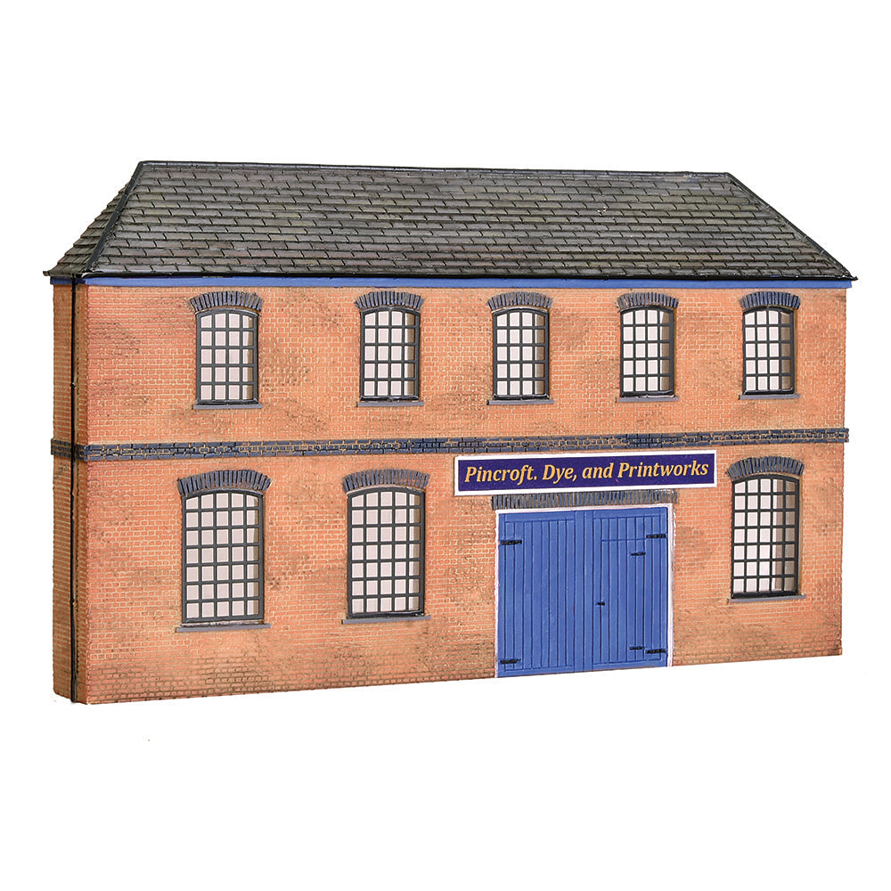 Scenecraft 44-0205 Low Relief Victorian Factory Front, OO Gauge *LAST FEW*