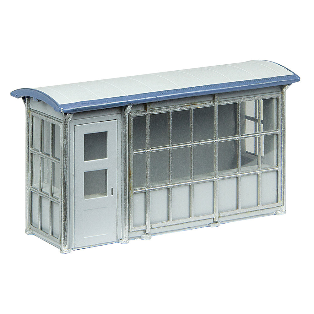 Scenecraft 44-0545 Metal Platform Shelter - Blue 1:76 (OO) Gauge *PRE ORDER £25.46*