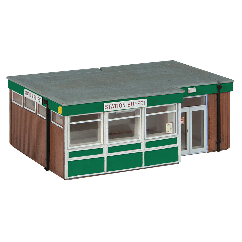 Scenecraft 44-1005G Station Buffet Green, OO Gauge