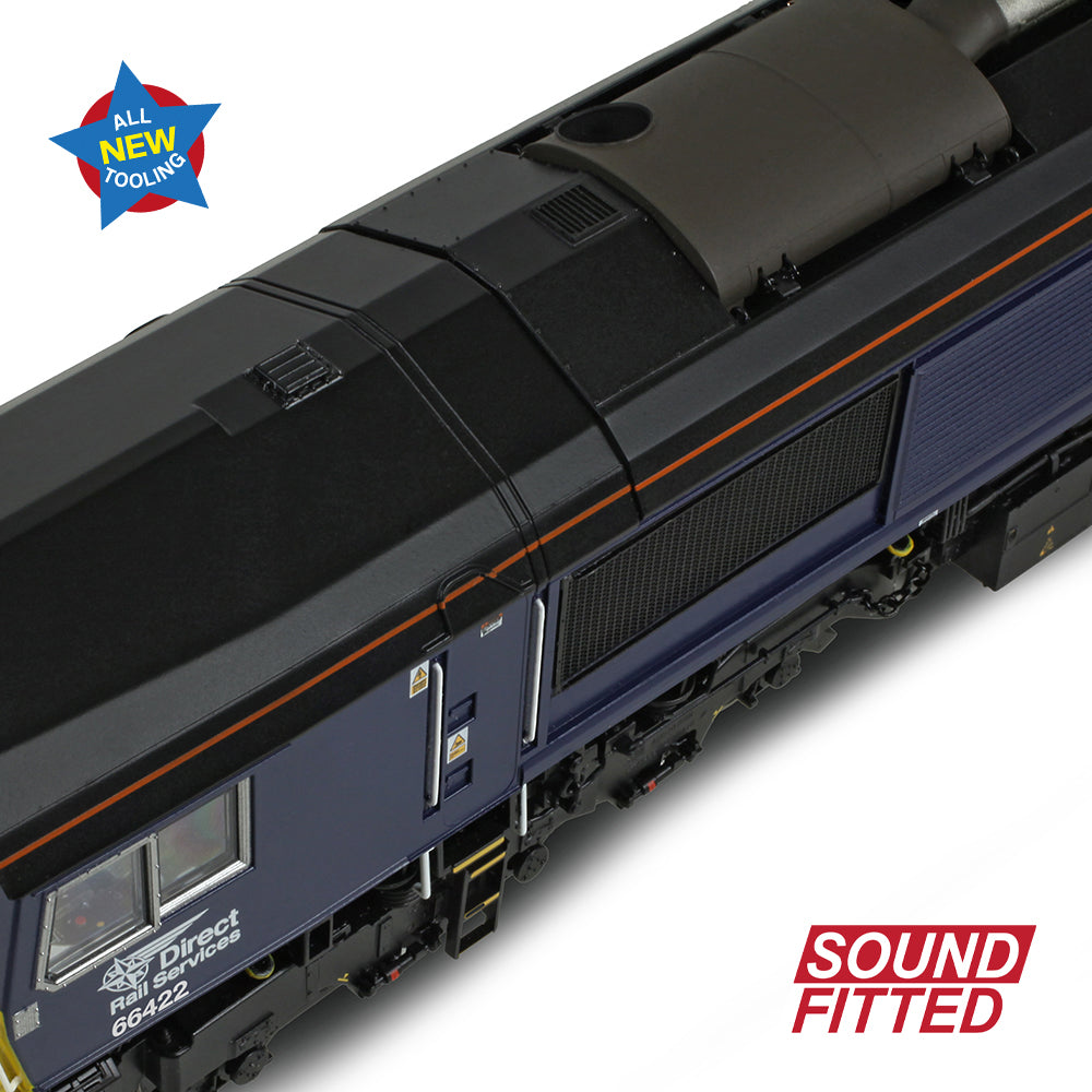 Bachmann 50-010SF Class 66/4 66422 'Max Joule 1958-1999' DRS Compass (Small Logo) OO Gauge *PRE ORDER £288.96*
