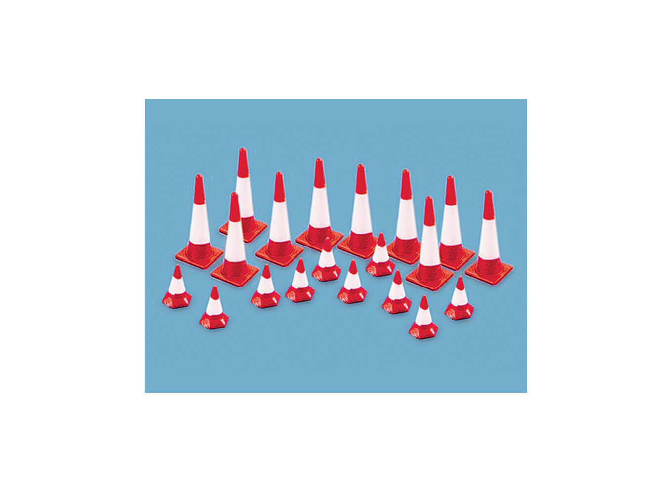 Modelscene 5008 Traffic Cones (Large & small)