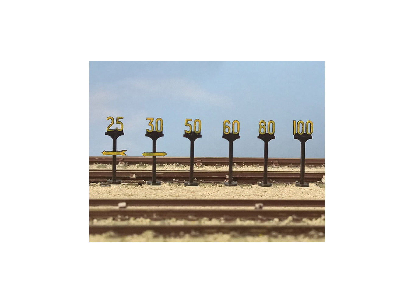 Modelscene 5050 speed signs