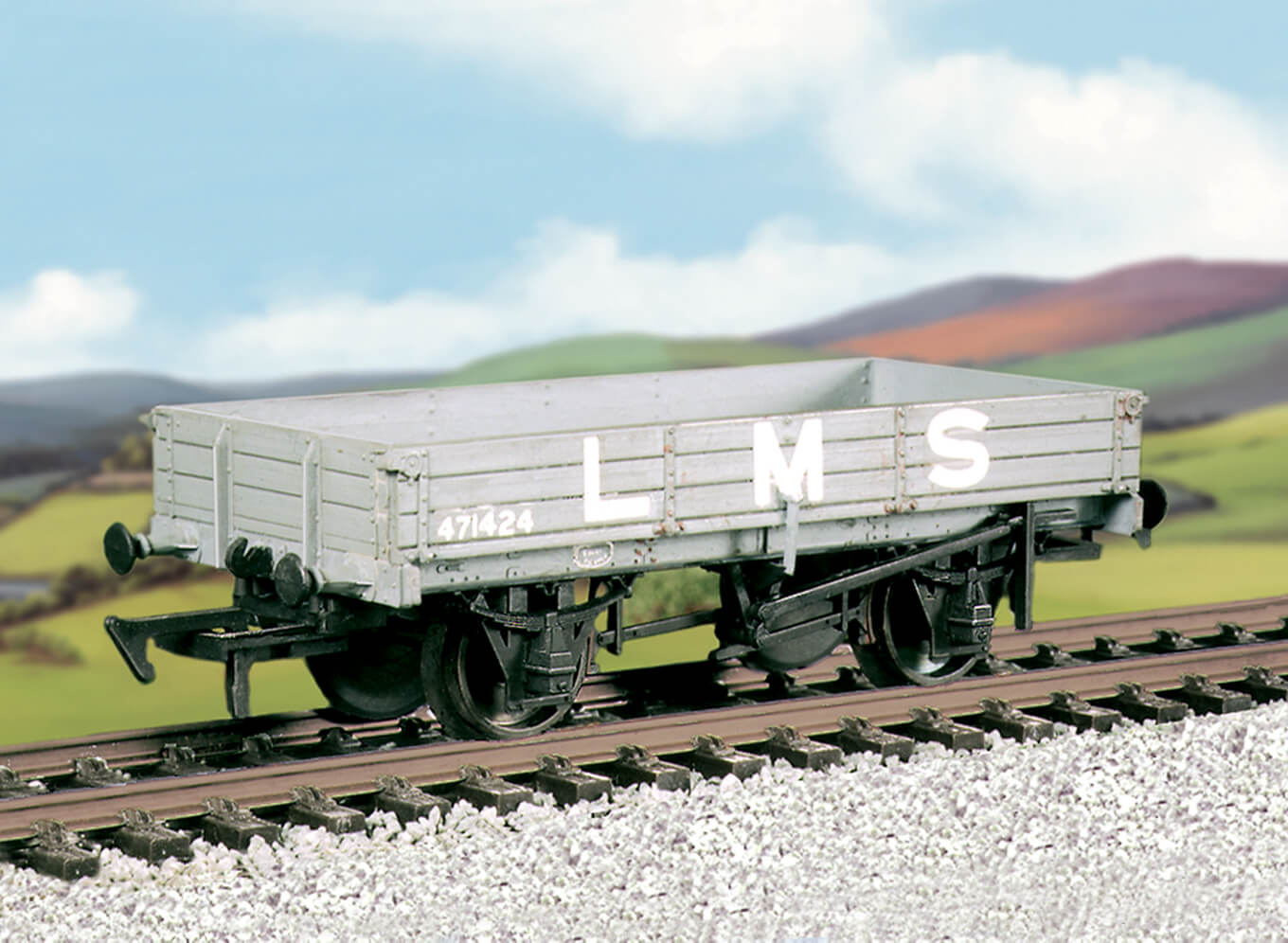 Ratio 573 LMS 3-Plank Medium Open Wagon (M/W)