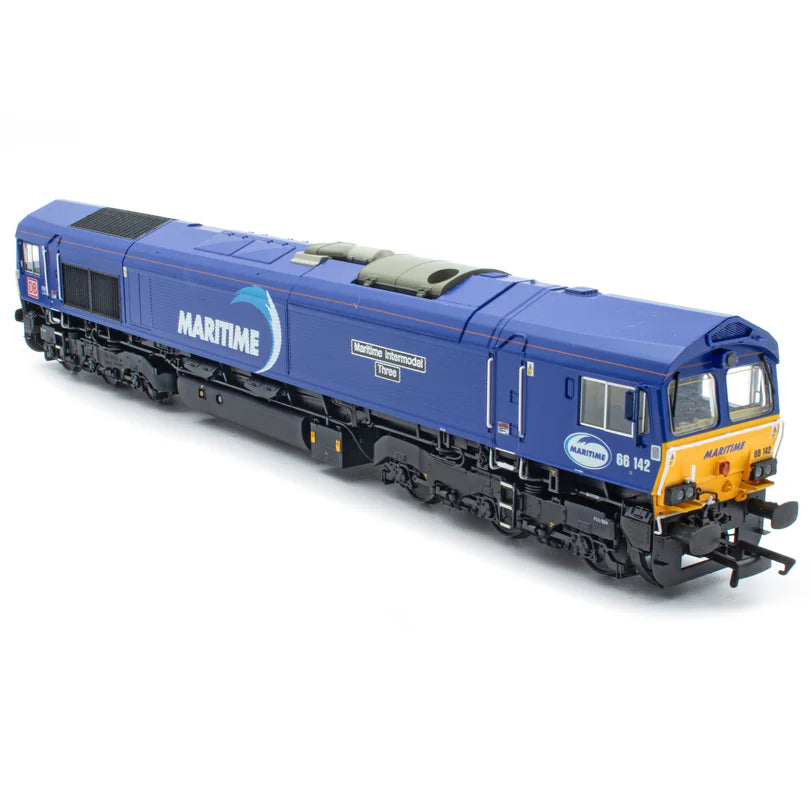 Accurascale ACC3011 Class 66 DB Maritime Blue 66142 , OO Gauge
