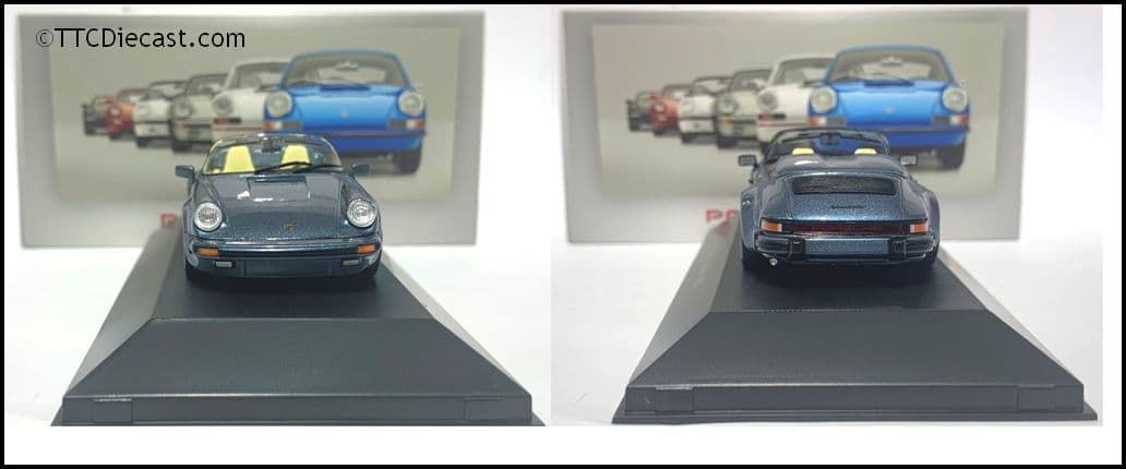 7114015 Porsche 911 Speedster Type G 1989, Blue, 1:43 Scale, MAG LP15