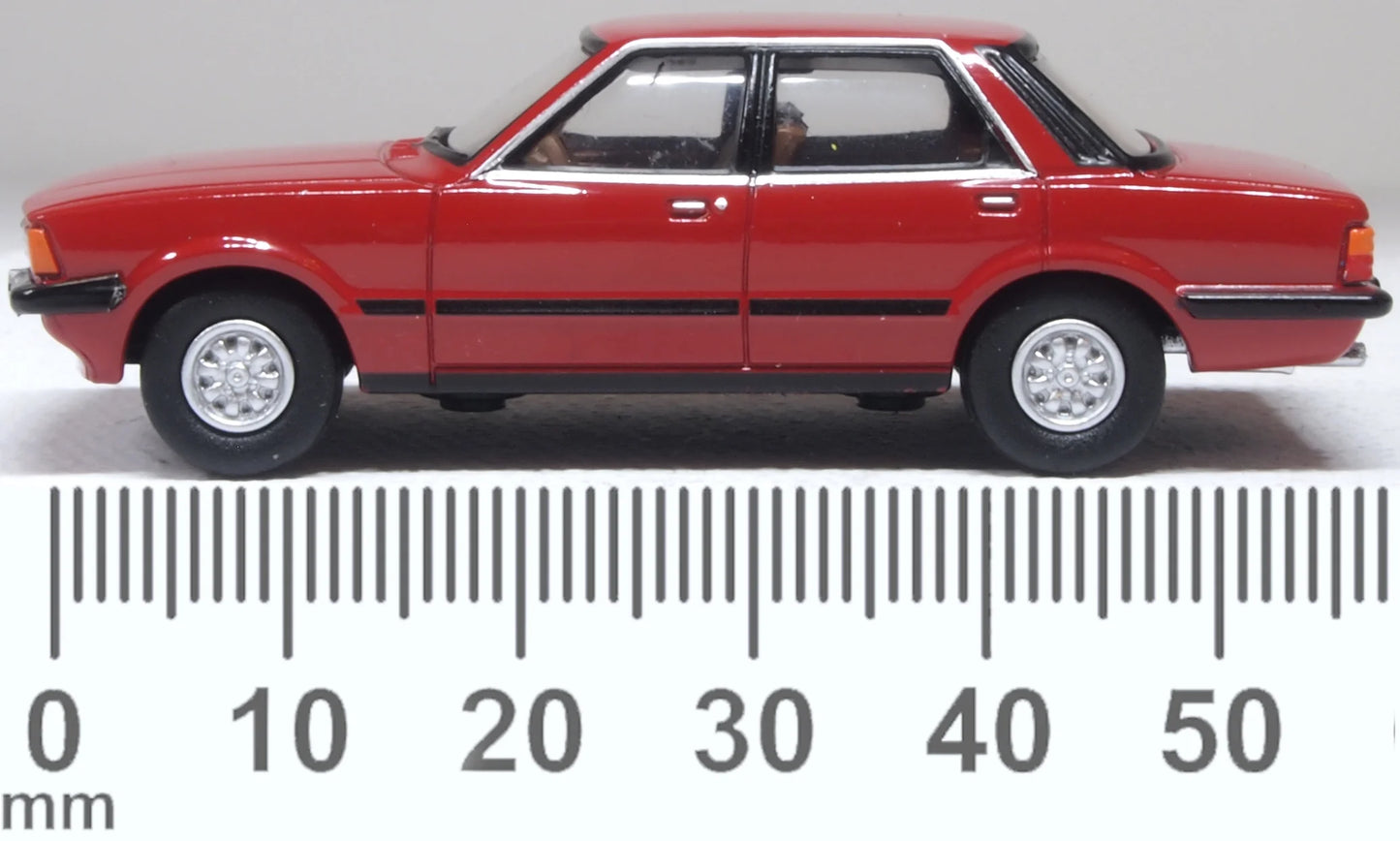 Oxford 76FC5001 Ford Cortina Mk5 Cardinal Red, OO Gauge, 1/76 Scale