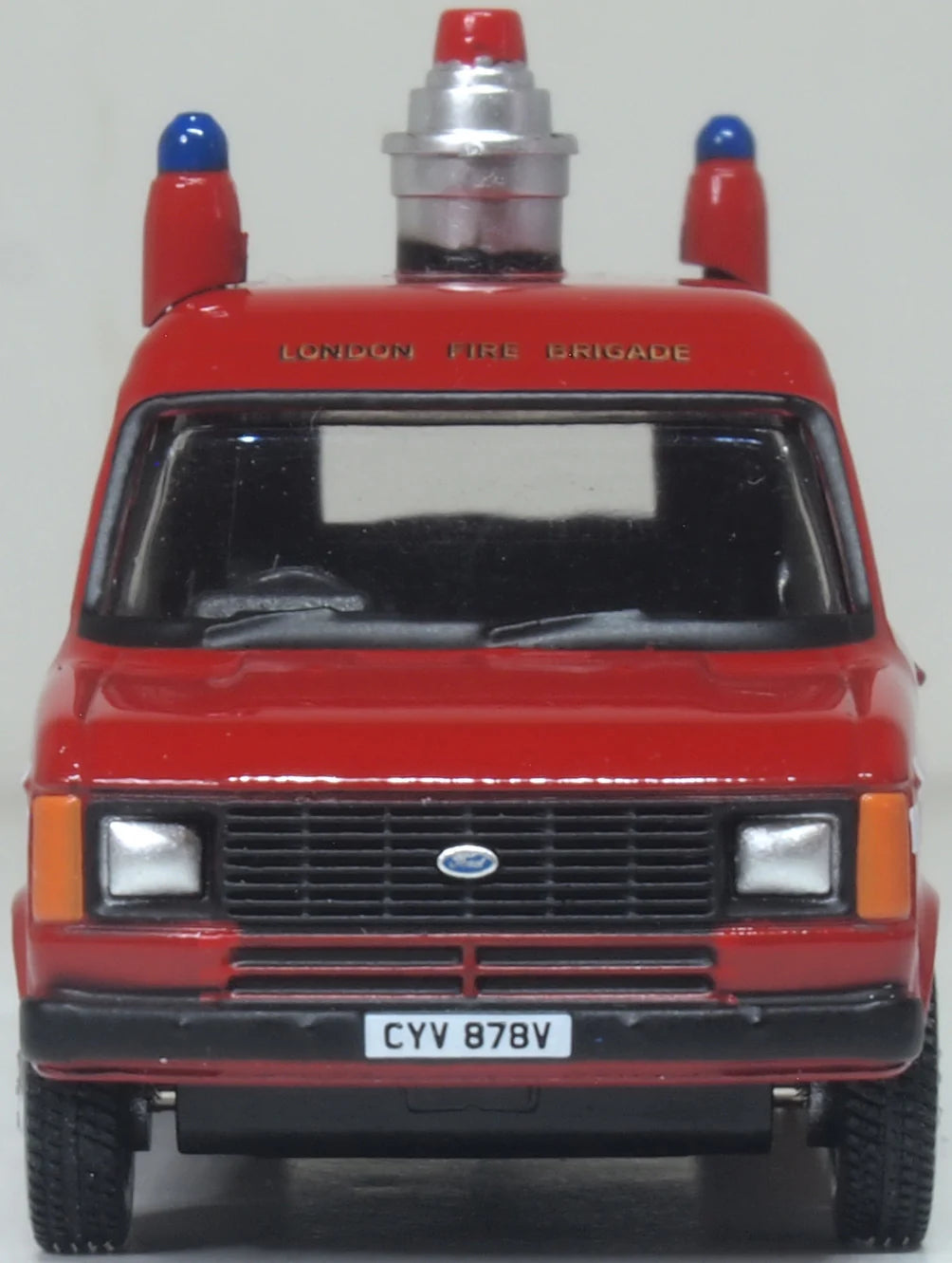 Oxford 76FT2003 Ford Transit MK2 London Fire Brigade DCU 1/76 Scale (OO)