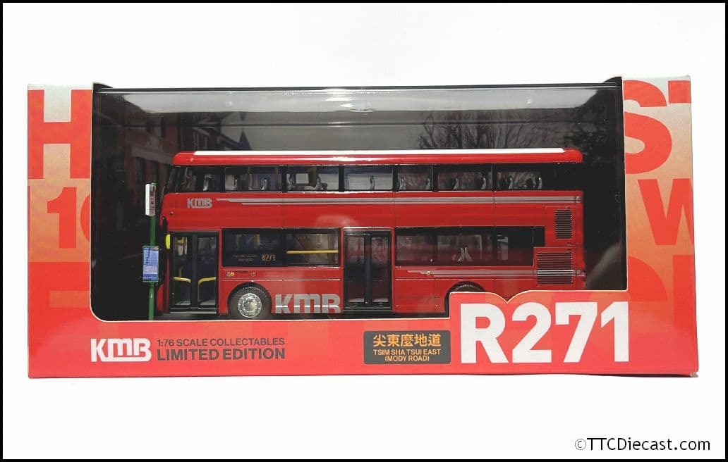 80m KMB2023007 - Wright Streetdeck - Ensignbus (Ex KMB) - 1:76 Scale *PRE ORDER £87.29*