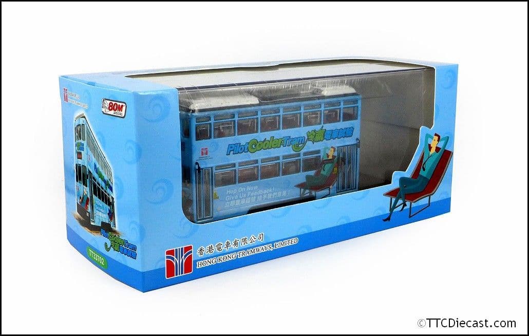 80m TT33702 Hong Kong Tramways Cooler Tram Route #88 Sheung Wan 1/76 Scale *PRE ORDER £40.49*