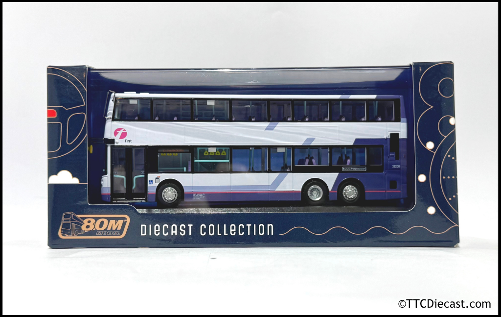 80M UKD76002 Dennis Trident ENVIRO500 Euro IV 12.1M First Bus Aberdeen Rte 23 1:76 Scale