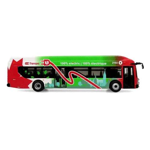 Iconic Replicas 870337 NFI Xcelsior Charge NG Transit Bus Ottawa OCTranspo 1:87 Scale *LAST FEW*