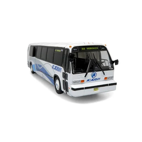 Iconic Replicas 870402 TMC RTS Transit Bus 1999 Academy Destination 22 Hoboken, 1:87 Scale