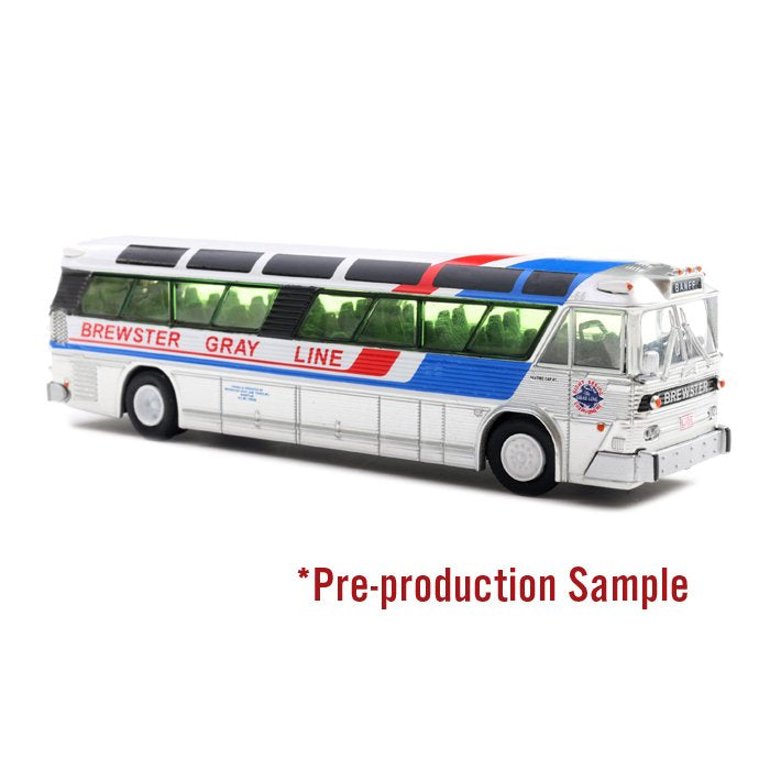Iconic Replicas 870628 MCI MC-5A Coach Brewster Gray Line, 1:87 Scale *PRE ORDER £50.39*