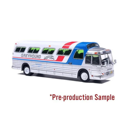 Iconic Replicas 870663 GM PD-4107 'Buffalo' Coach: Greyhound 1966 1:87 Scale *PRE ORDER £50.39*