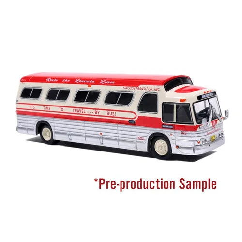 Iconic Replicas 870664 GM PD-4107 'Buffalo' Coach: Lincoln Lines 1966 1:87 Scale *PRE ORDER £50.39*