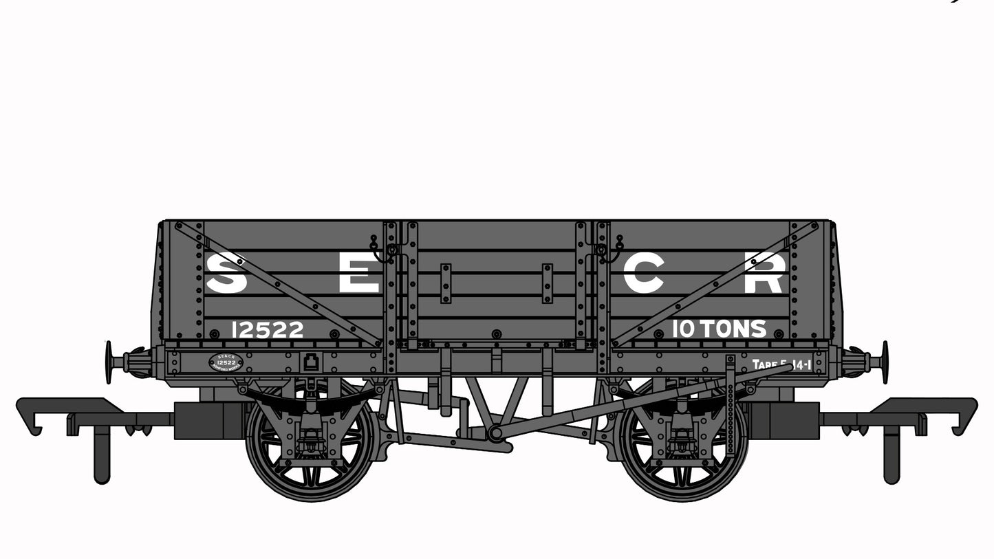 Rapido 906002 D1347 5 plank open - SECR no.12522 - OO Gauge