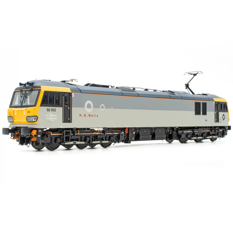 Accurascale ACC3279-SIL BR Class 92 Railfreight Grey 92002 'H. G. Wells' DCC Silent OO Gauge *PRE ORDER £229.95*