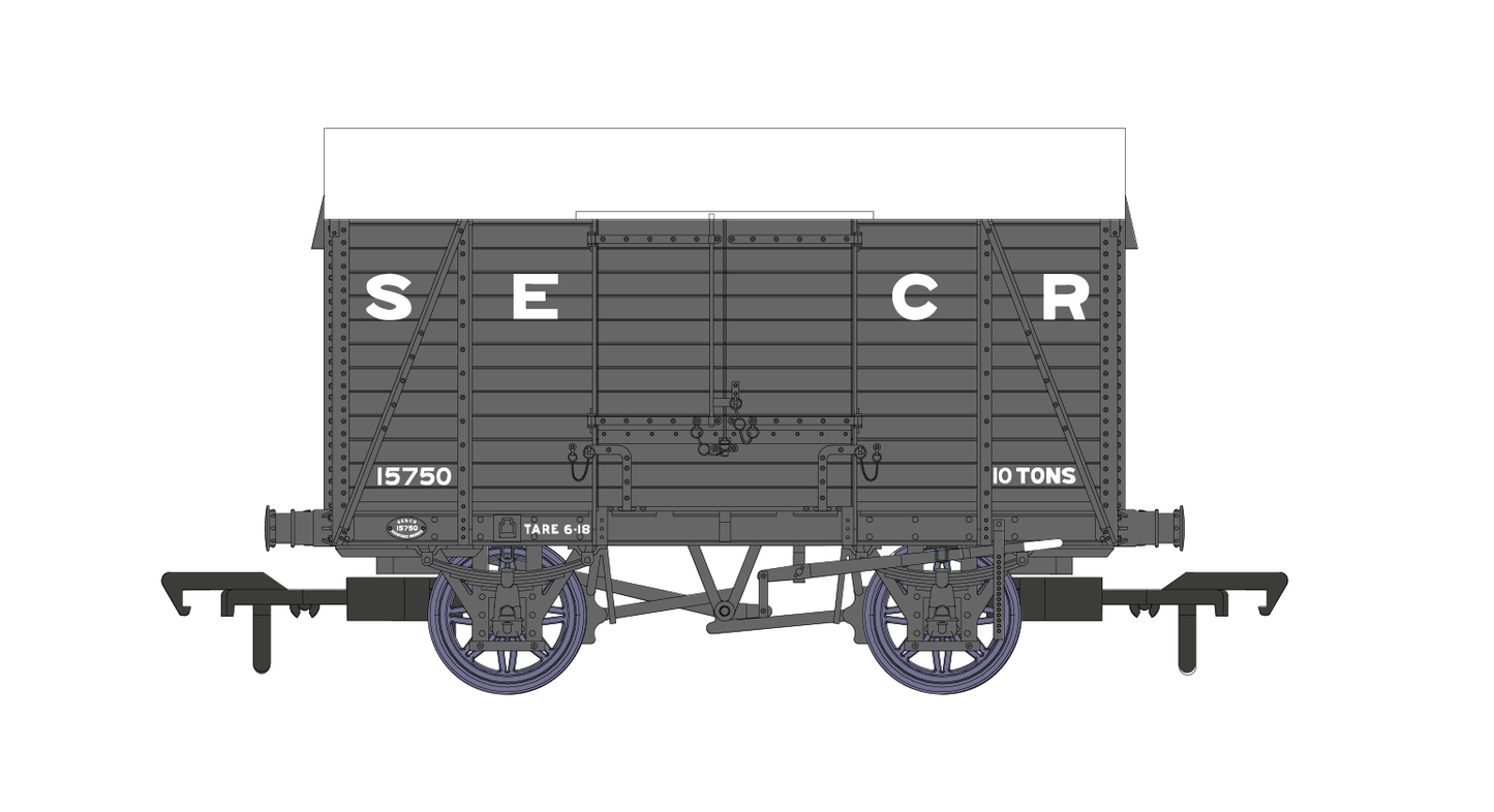 Rapido 927011 D1426 10t Covered Van – SECR No.15750 - OO Gauge *LAST ONE**