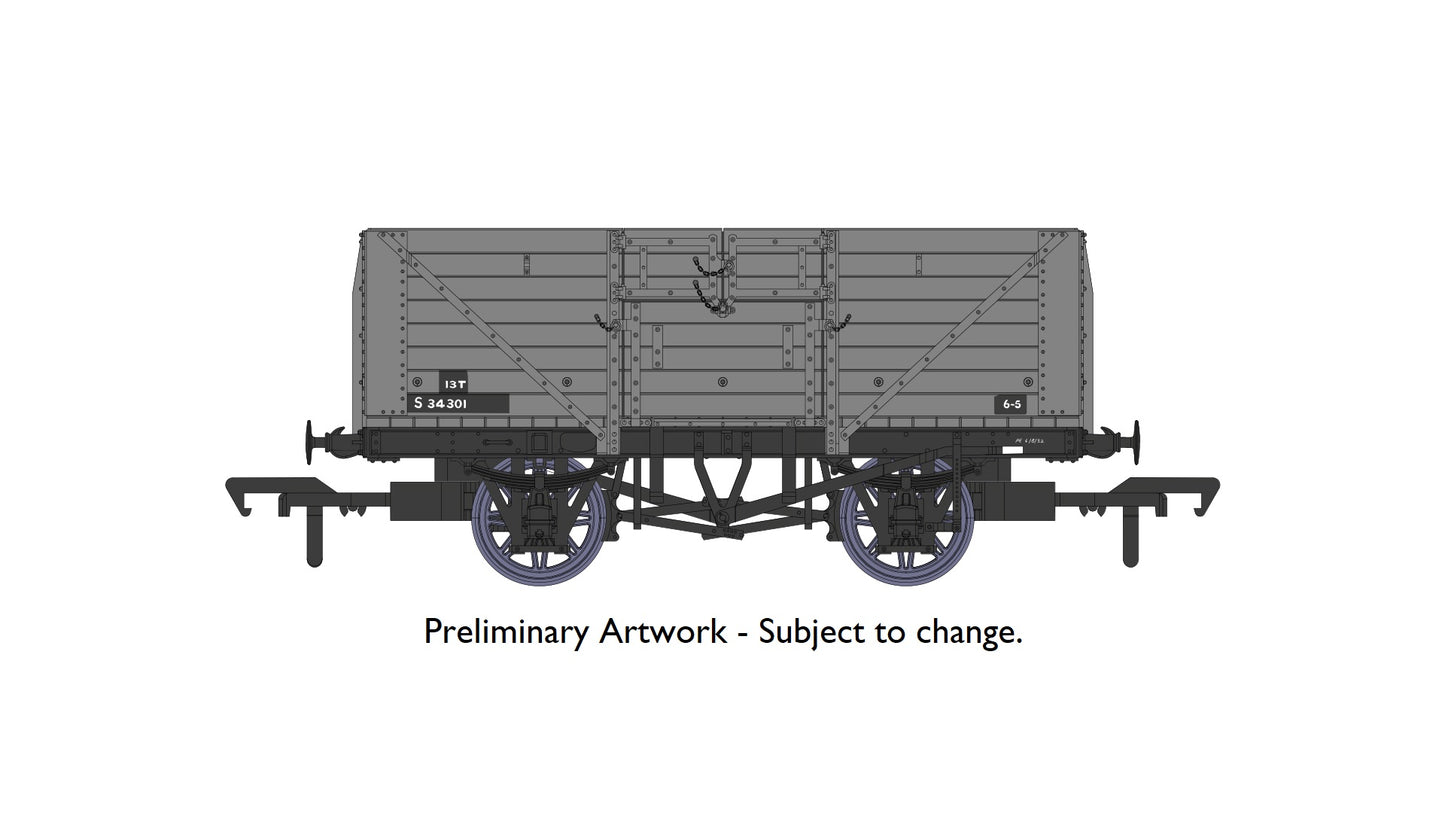 Rapido 940025 D1379 8 Plank Wagon - S34301, OO Gauge