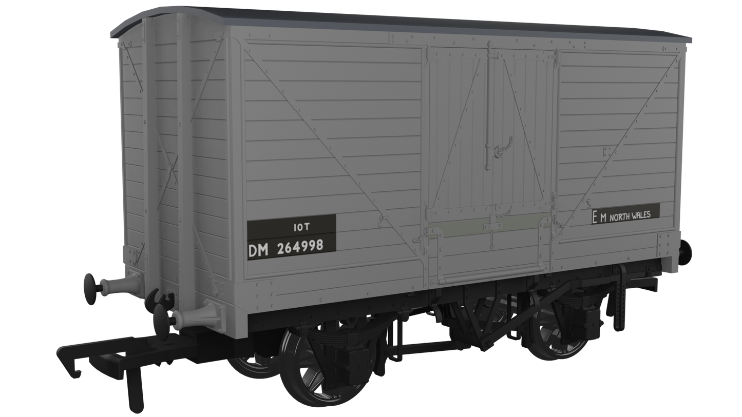 Rapido 945014 Dia.88 10T Van - No.0264998 - BR Departmental, OO Gauge