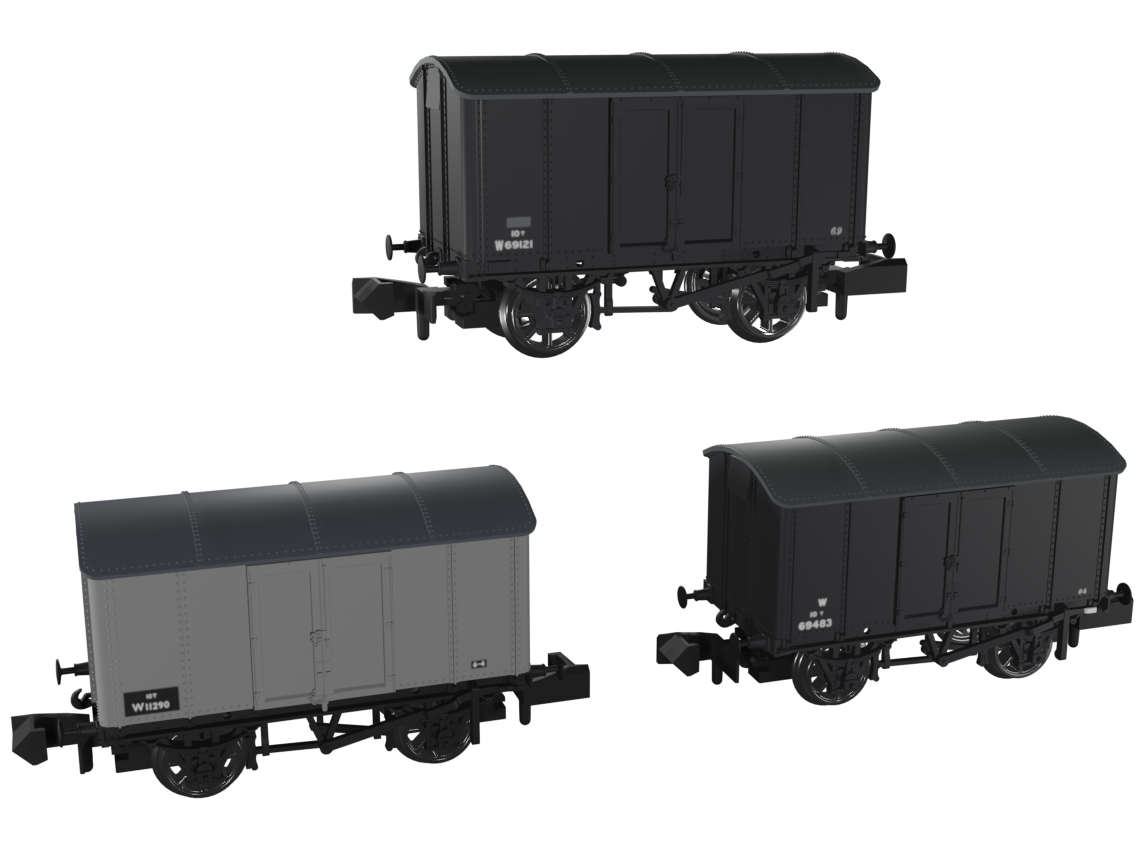 Rapido 961011 Iron Mink - BR (W) Triple Pack, N Gauge
