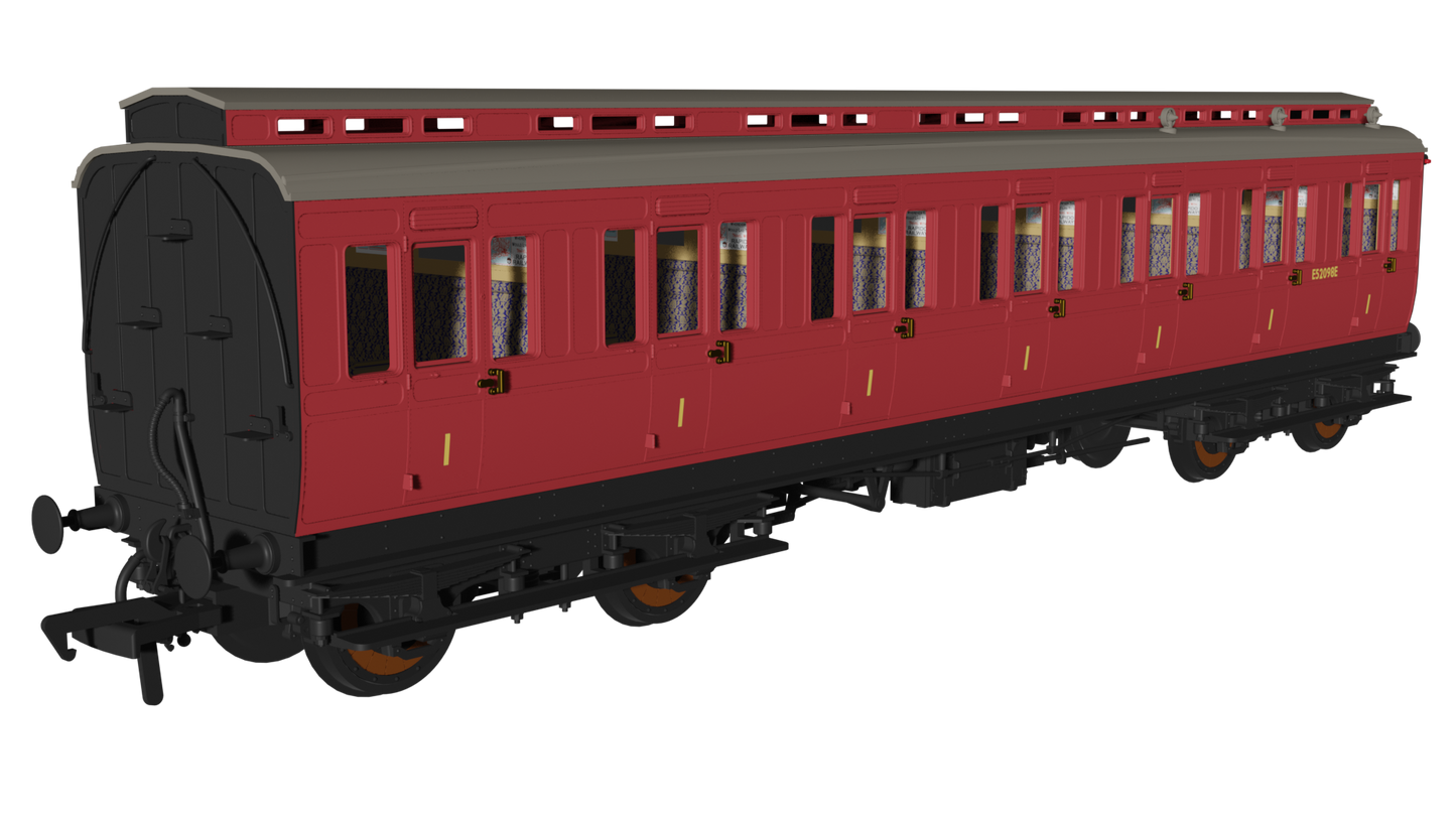 Rapido 978229 BR Crimson 'Evolution' Non-Corridor First No.E52098E, OO Gauge *PRE ORDER £59.46*