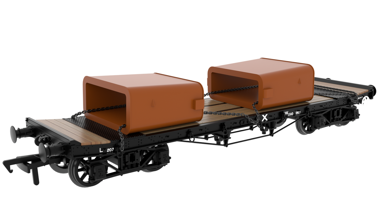 Rapido 985019 WD 35T Rectank No.L207 - Industrial Black (GKN) (Moulds Load) OO Gauge *PRE ORDER £49.46*