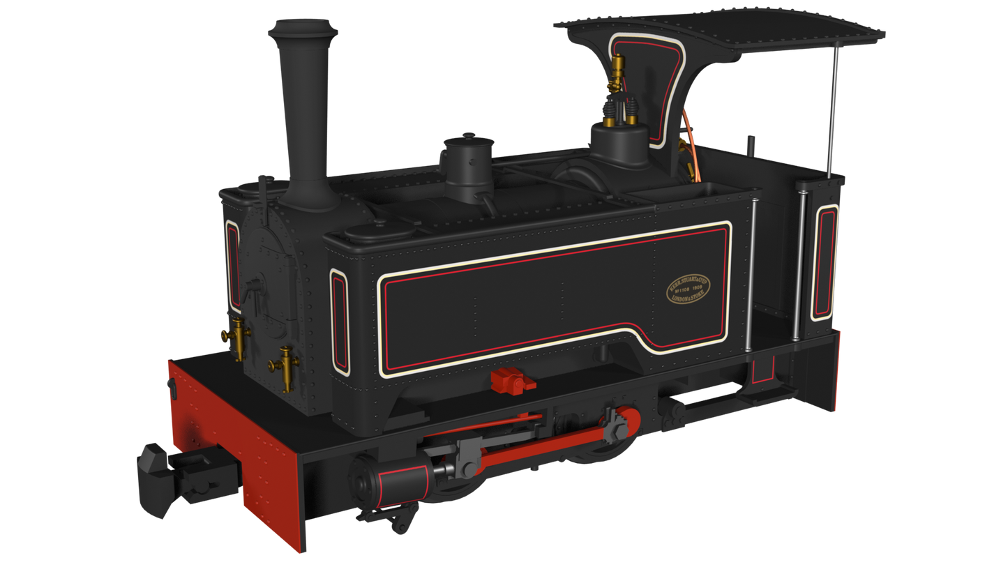 Rapido 986003 Kerr Stuart Sirdar, Lined Black, DCC Ready, OO9 Gauge *PRE ORDER £118.96*