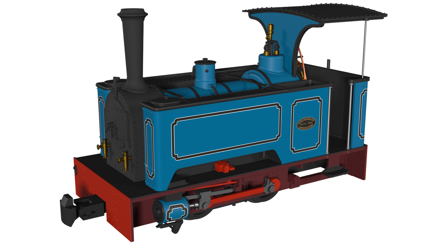 Rapido 986504 Kerr Stuart Sirdar, Lined Blue, DCC Fitted, OO9 Gauge *PRE ORDER £152.96*