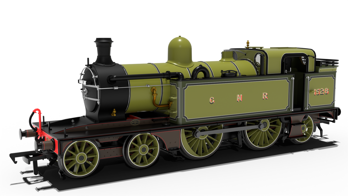 Rapido 989002 GNR C2 Tank, No.1528 GNR Lined Green, DCC Ready, OO Gauge *PRE ORDER £161.46*