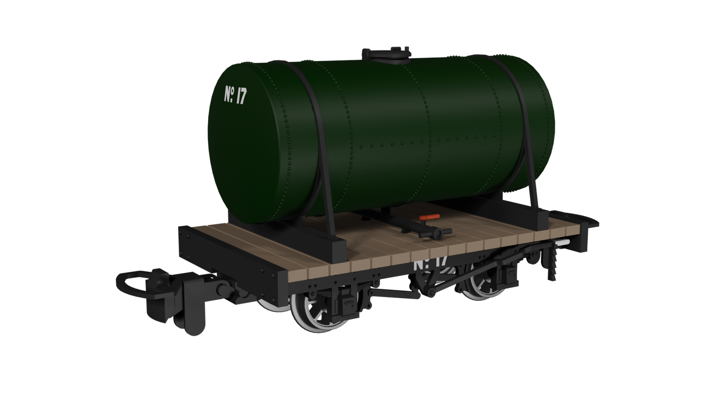 Rapido 990102 Cylindrical Tank, Plain Green No.17, OO9 Gauge *PRE ORDER £25.16*