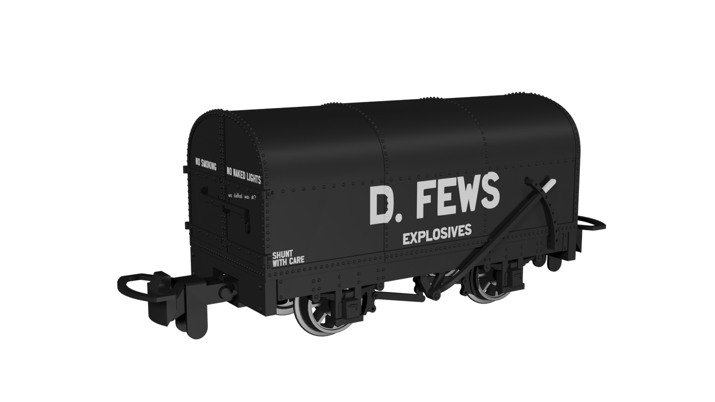 Rapido 990205 Gunpowder Van, D. Fews Explosives, OO9 Gauge *PRE ORDER £25.16*
