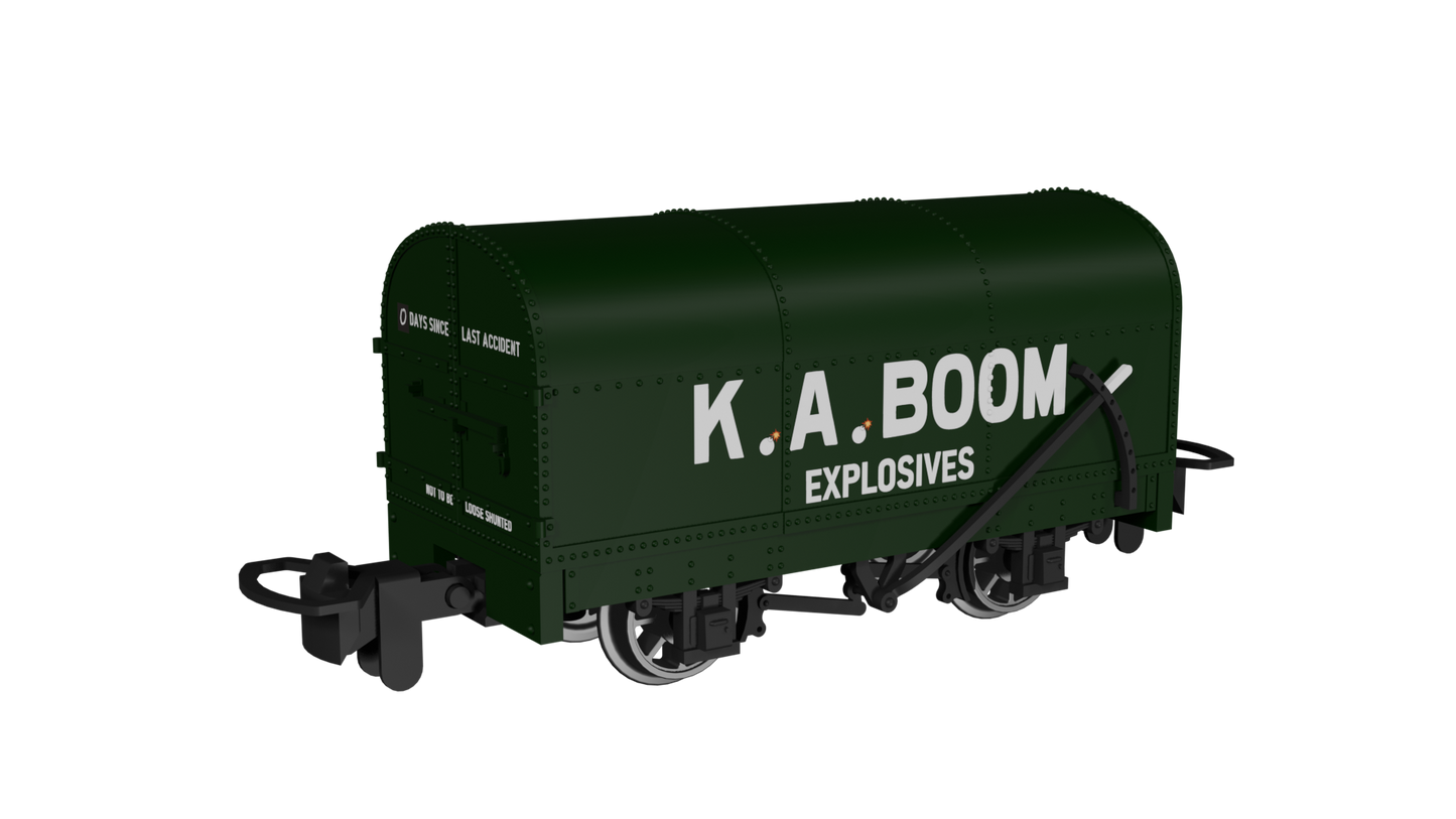 Rapido 990207 Gunpowder Van, K. A . Boom Explosives, OO9 Gauge *PRE ORDER £25.16*