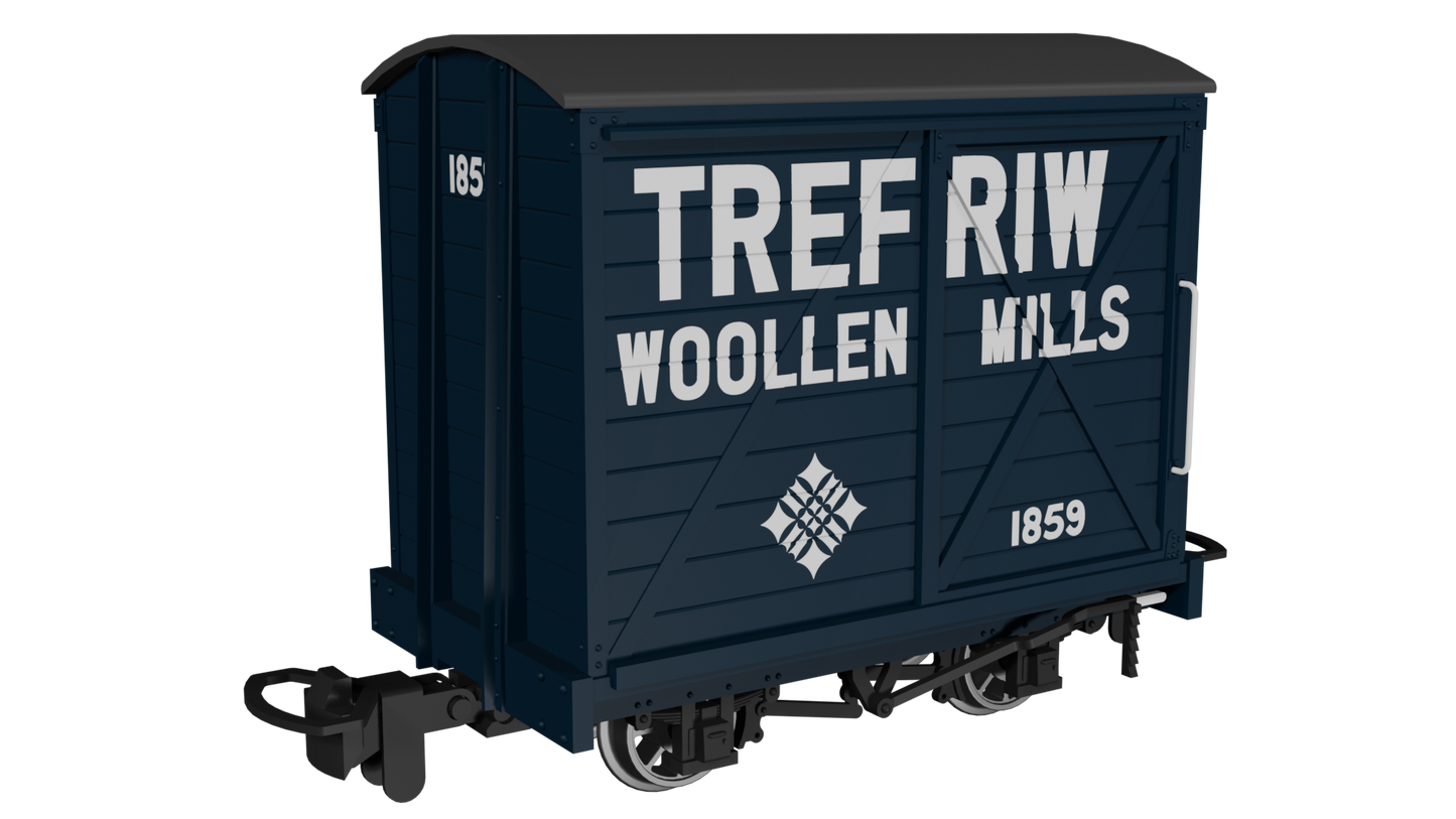 Rapido 990306 Covered Van, Trefriw Woolen Mills No.1859, OO9 Gauge *PRE ORDER £25.16*