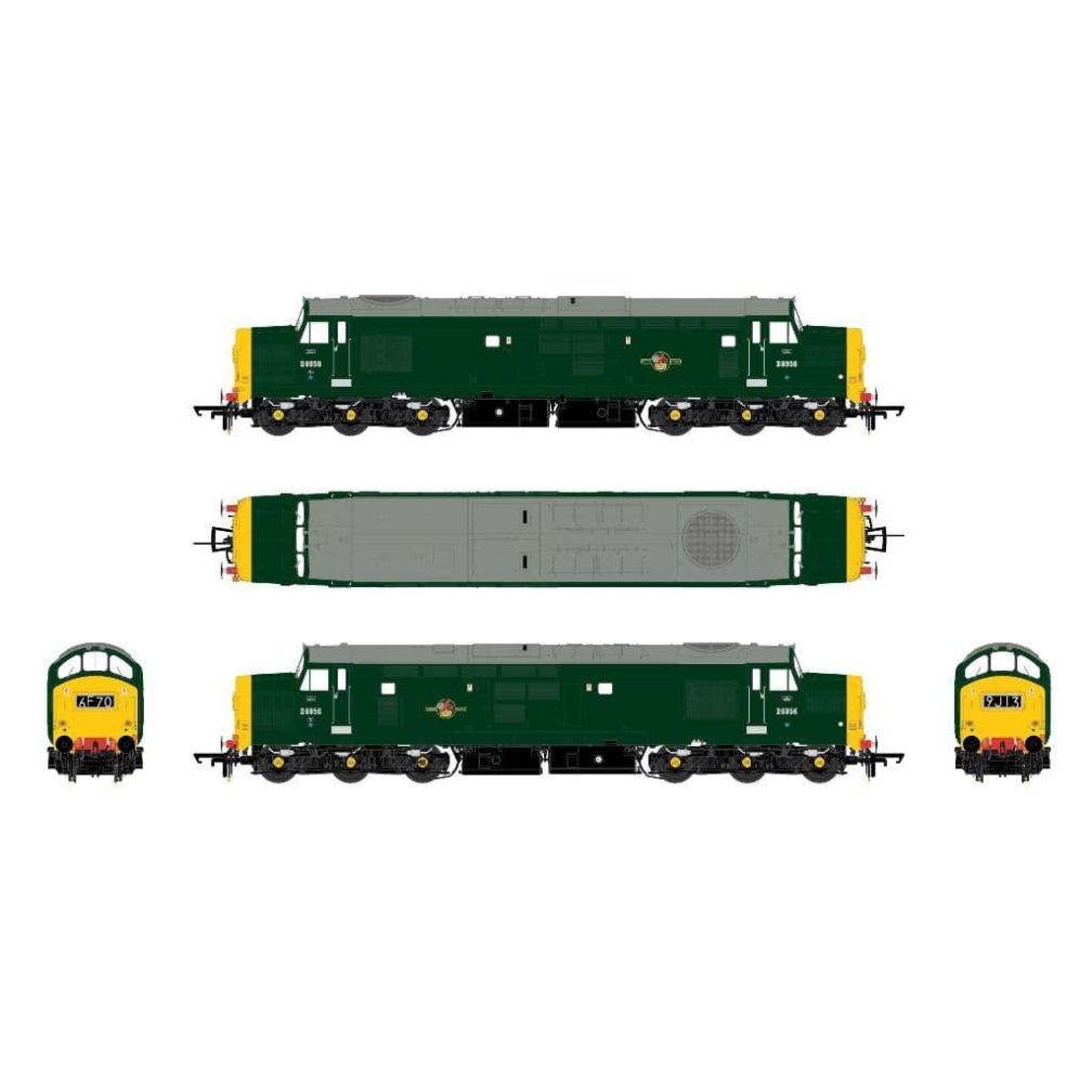 Accurascale ACC2609 Class 37 - BR Green w/full yellow ends - D6956
